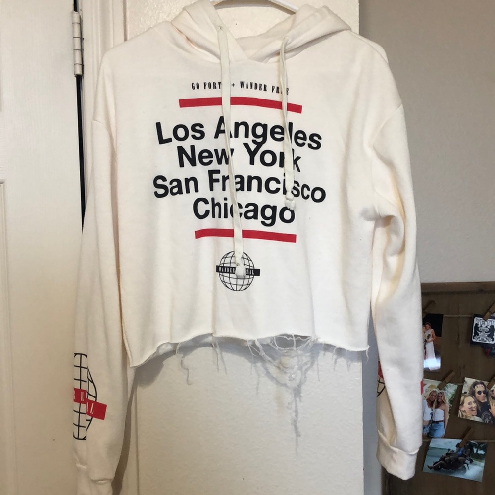 Cropped sweatshirt